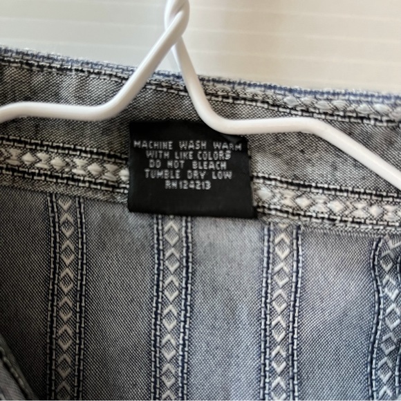 VESE Mens Collared Blue Pattern Shirt Sleeve Shirt Size Medium - Picture 4 of 7